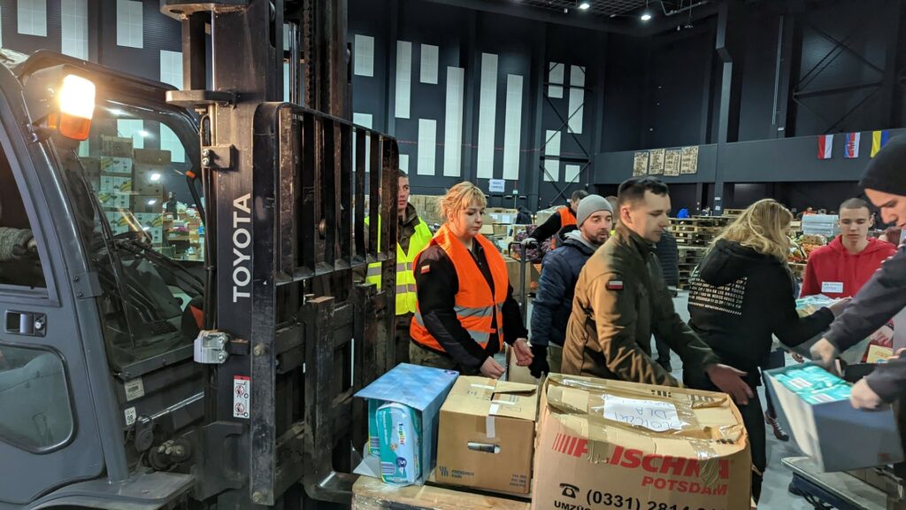Ukraine Hilfe: Ein Hilfstransport aus dem Havelland nach Polen